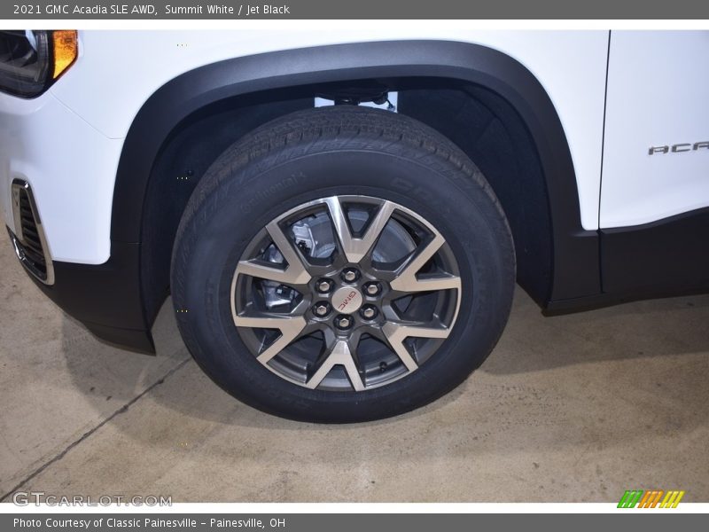 Summit White / Jet Black 2021 GMC Acadia SLE AWD