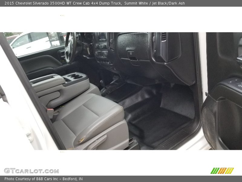 Summit White / Jet Black/Dark Ash 2015 Chevrolet Silverado 3500HD WT Crew Cab 4x4 Dump Truck