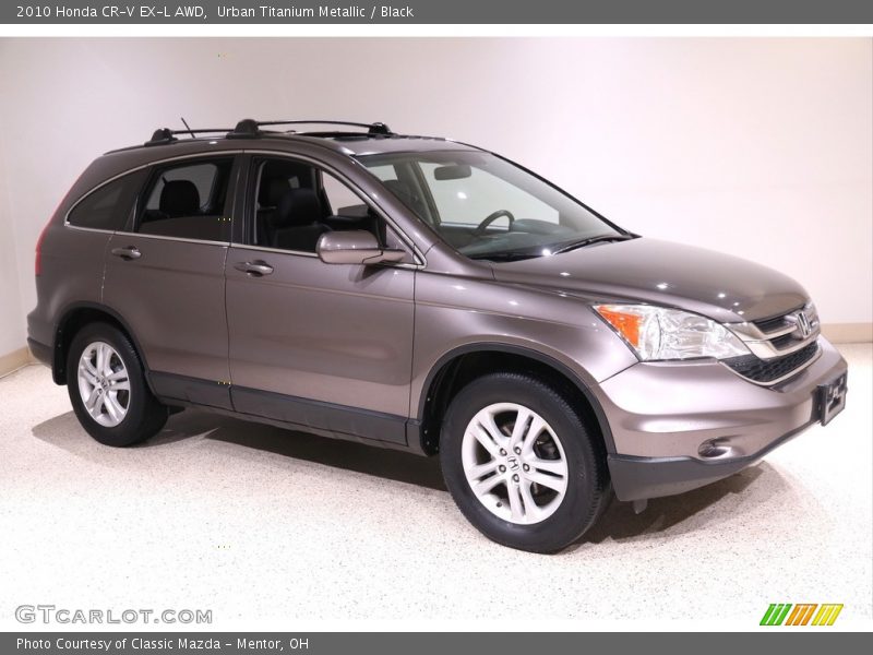Urban Titanium Metallic / Black 2010 Honda CR-V EX-L AWD