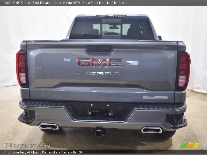 Satin Steel Metallic / Jet Black 2021 GMC Sierra 1500 Elevation Double Cab 4WD