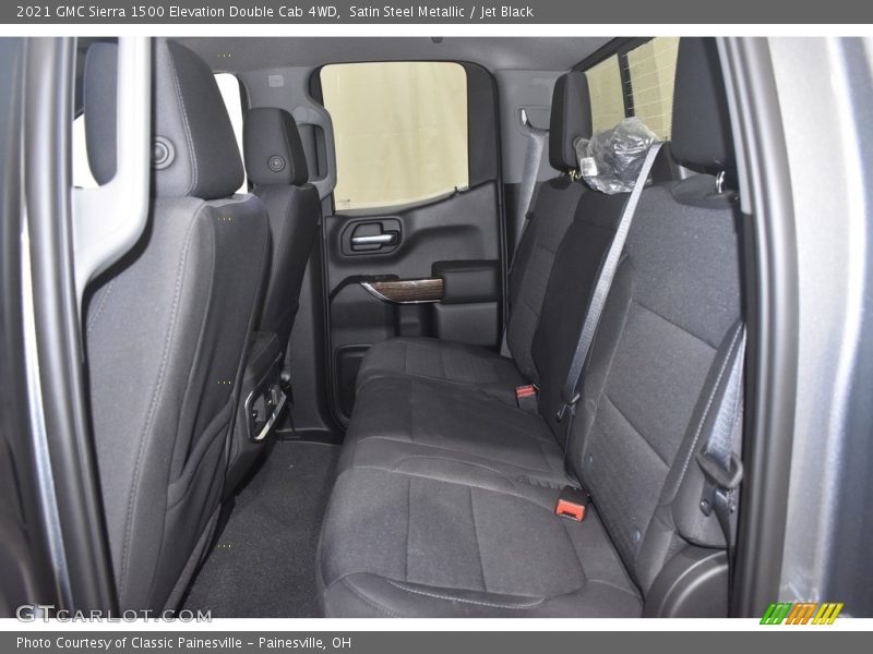 Satin Steel Metallic / Jet Black 2021 GMC Sierra 1500 Elevation Double Cab 4WD