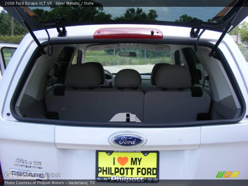 Silver Metallic / Stone 2008 Ford Escape XLT V6