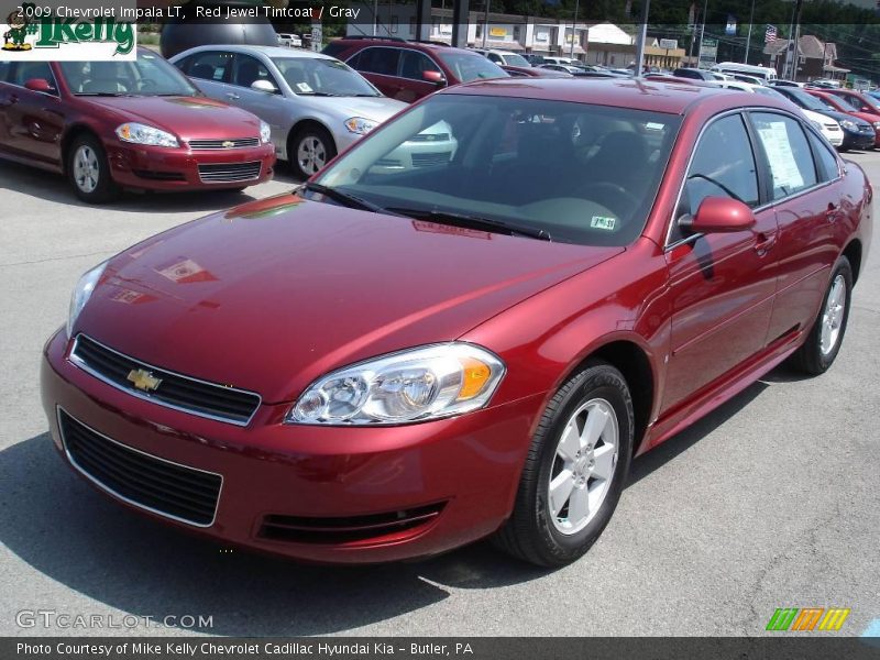Red Jewel Tintcoat / Gray 2009 Chevrolet Impala LT