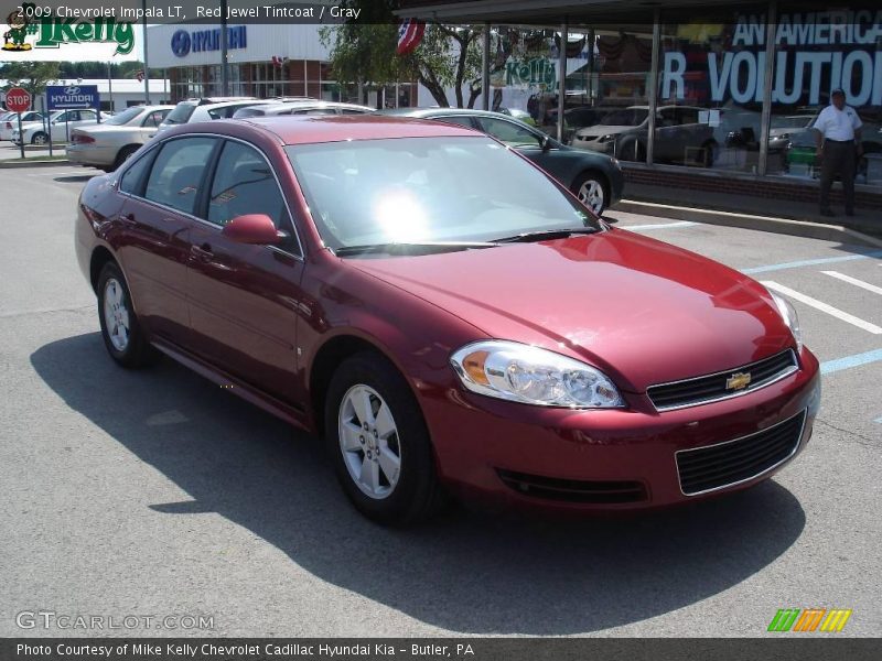 Red Jewel Tintcoat / Gray 2009 Chevrolet Impala LT