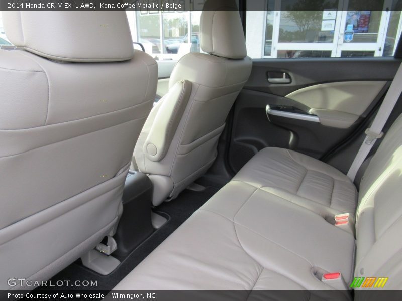 Kona Coffee Metallic / Beige 2014 Honda CR-V EX-L AWD