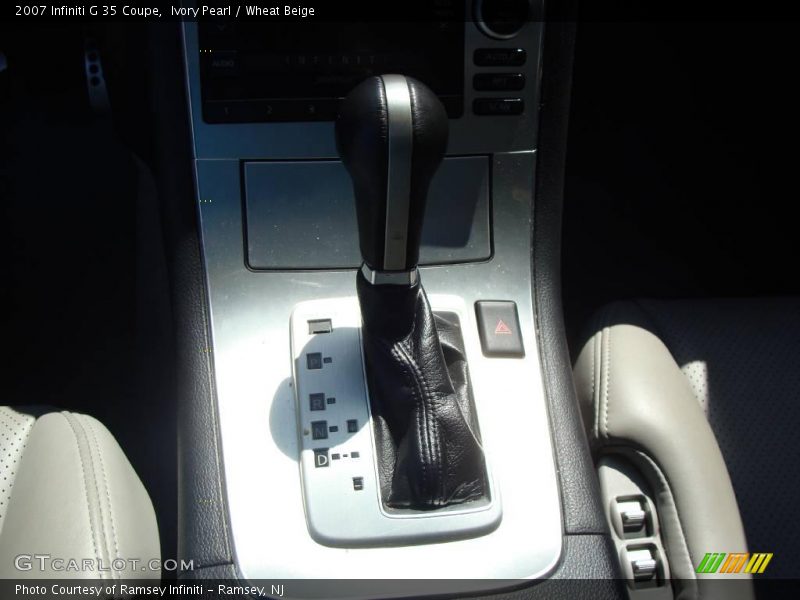 Ivory Pearl / Wheat Beige 2007 Infiniti G 35 Coupe
