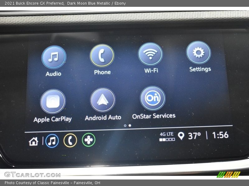 Dark Moon Blue Metallic / Ebony 2021 Buick Encore GX Preferred