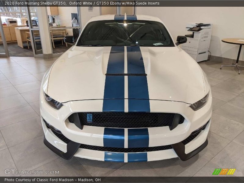 Oxford White / GT350 Ebony w/Miko Suede Inserts 2020 Ford Mustang Shelby GT350