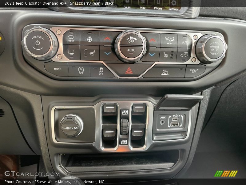 Controls of 2021 Gladiator Overland 4x4