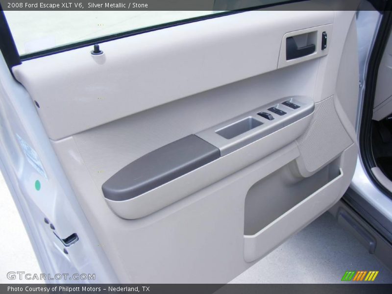 Silver Metallic / Stone 2008 Ford Escape XLT V6