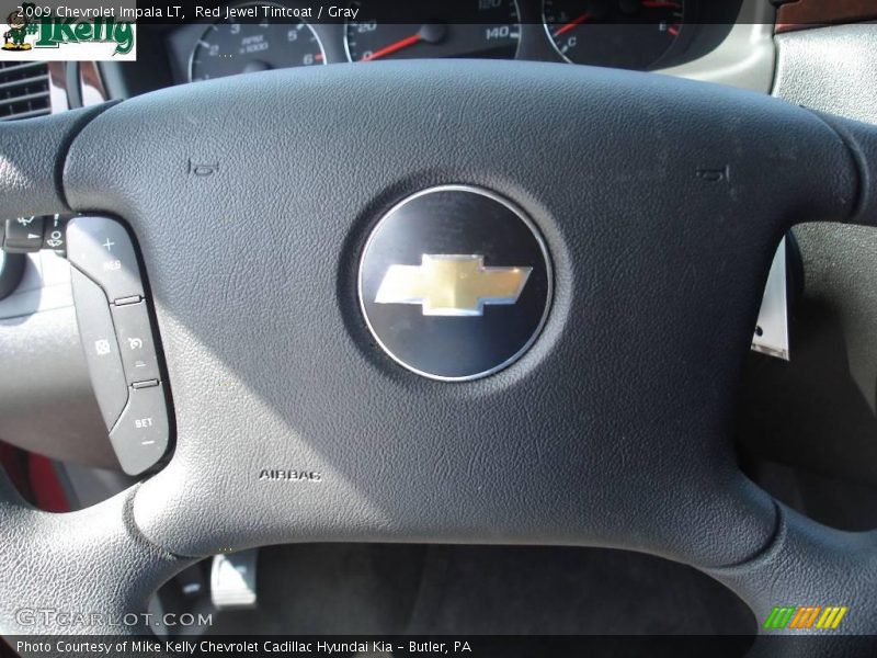 Red Jewel Tintcoat / Gray 2009 Chevrolet Impala LT