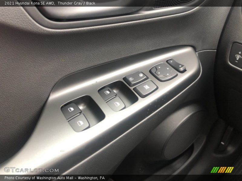 Thunder Gray / Black 2021 Hyundai Kona SE AWD