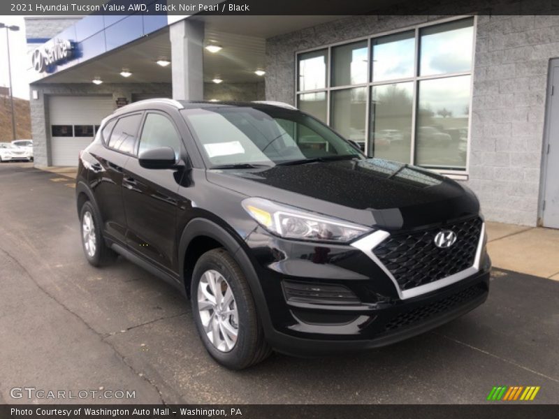 Black Noir Pearl / Black 2021 Hyundai Tucson Value AWD