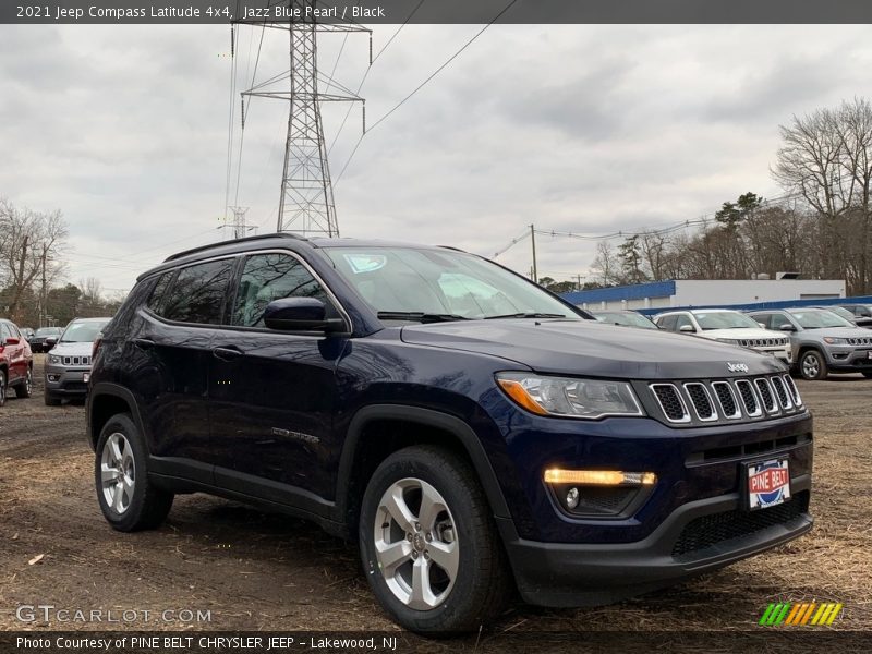 Jazz Blue Pearl / Black 2021 Jeep Compass Latitude 4x4
