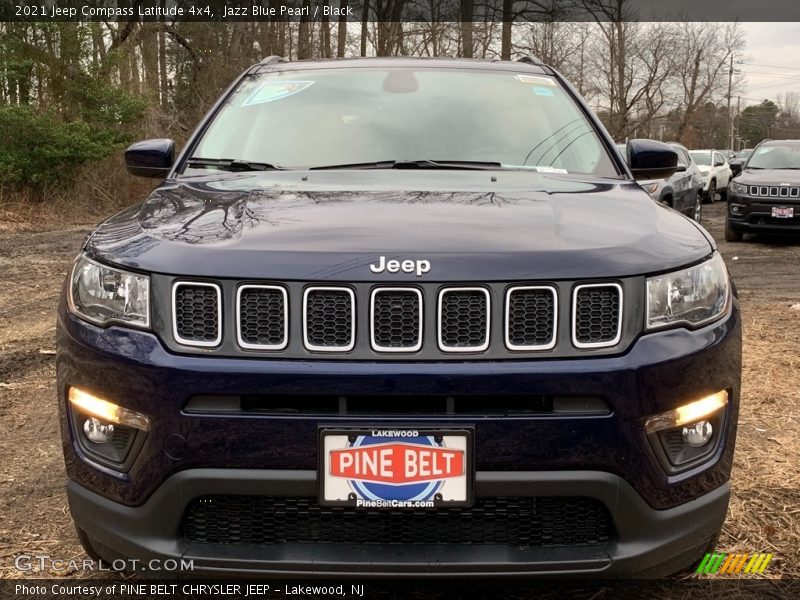 Jazz Blue Pearl / Black 2021 Jeep Compass Latitude 4x4