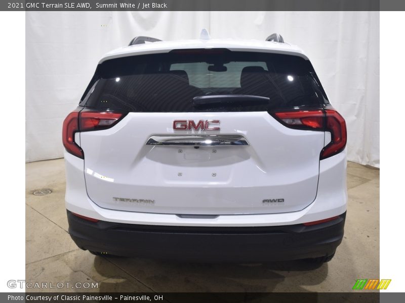 Summit White / Jet Black 2021 GMC Terrain SLE AWD
