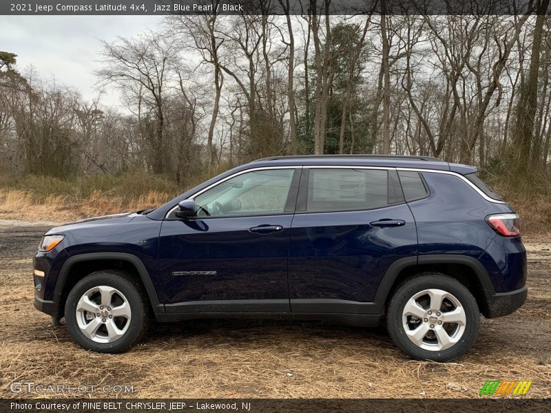 Jazz Blue Pearl / Black 2021 Jeep Compass Latitude 4x4