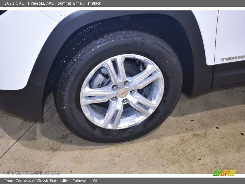 Summit White / Jet Black 2021 GMC Terrain SLE AWD