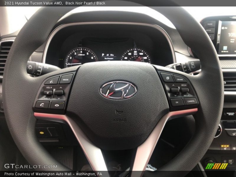Black Noir Pearl / Black 2021 Hyundai Tucson Value AWD