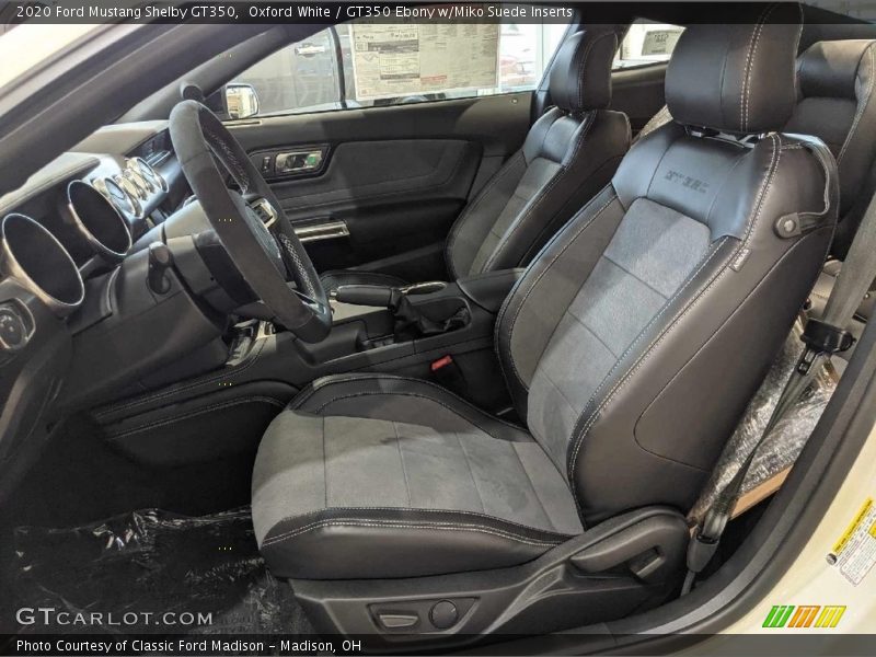 Front Seat of 2020 Mustang Shelby GT350