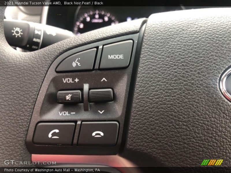 Black Noir Pearl / Black 2021 Hyundai Tucson Value AWD