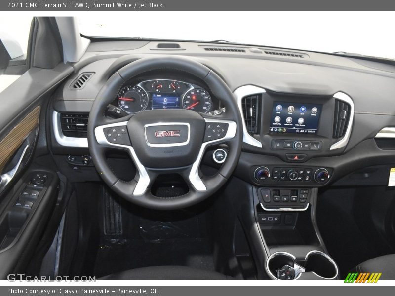 Summit White / Jet Black 2021 GMC Terrain SLE AWD