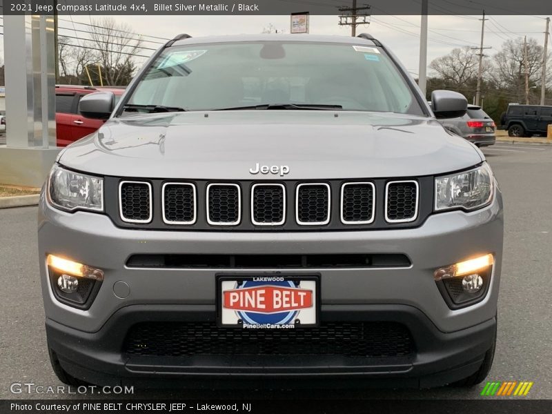 Billet Silver Metallic / Black 2021 Jeep Compass Latitude 4x4