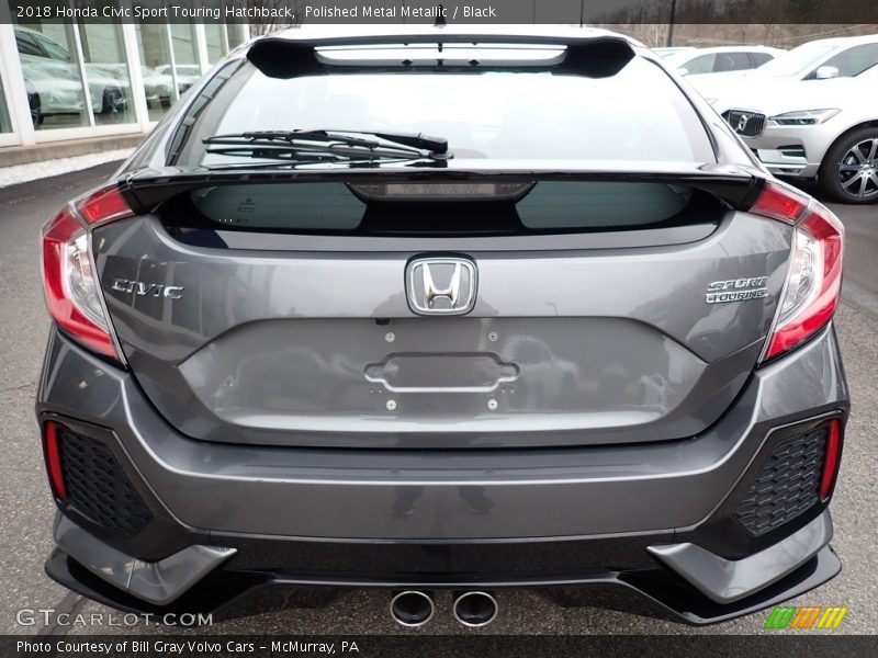 Polished Metal Metallic / Black 2018 Honda Civic Sport Touring Hatchback