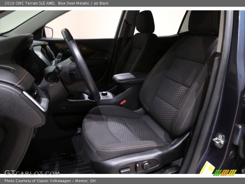Blue Steel Metallic / Jet Black 2019 GMC Terrain SLE AWD