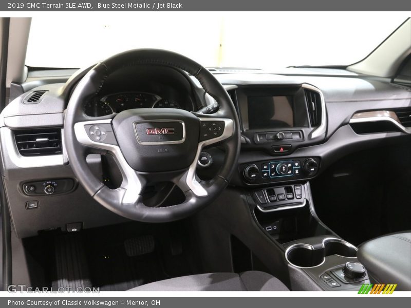 Blue Steel Metallic / Jet Black 2019 GMC Terrain SLE AWD