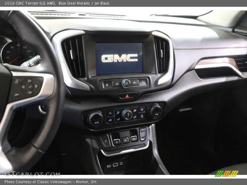 Blue Steel Metallic / Jet Black 2019 GMC Terrain SLE AWD