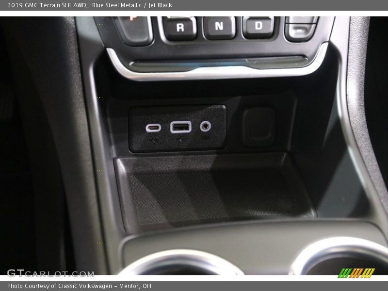 Blue Steel Metallic / Jet Black 2019 GMC Terrain SLE AWD