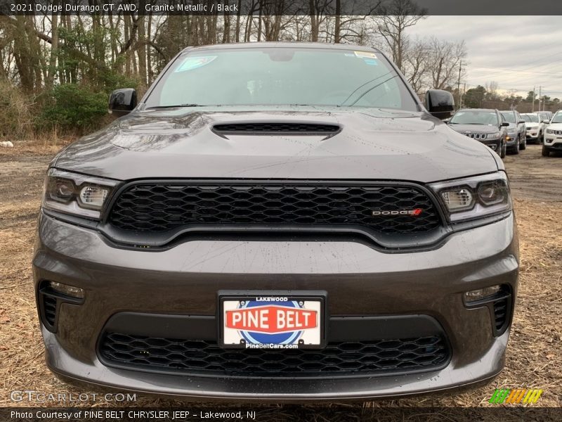 Granite Metallic / Black 2021 Dodge Durango GT AWD