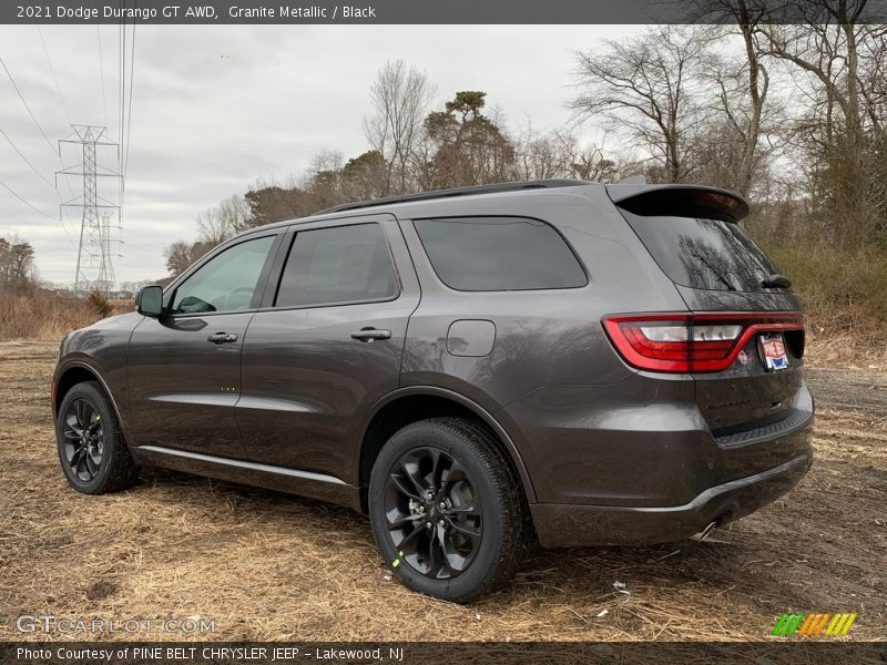 Granite Metallic / Black 2021 Dodge Durango GT AWD