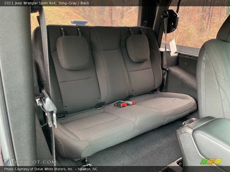 Rear Seat of 2021 Wrangler Sport 4x4