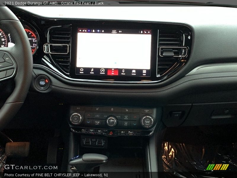 Octane Red Pearl / Black 2021 Dodge Durango GT AWD