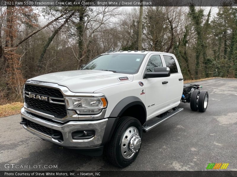Bright White / Diesel Gray/Black 2021 Ram 5500 Tradesman Crew Cab 4x4 Chassis