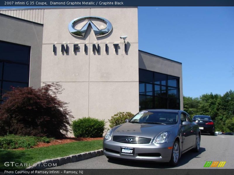 Diamond Graphite Metallic / Graphite Black 2007 Infiniti G 35 Coupe