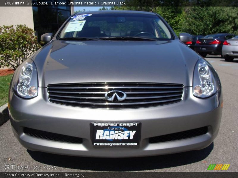 Diamond Graphite Metallic / Graphite Black 2007 Infiniti G 35 Coupe