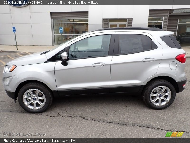 Moondust Silver Metallic / Ebony Black 2020 Ford EcoSport SE 4WD