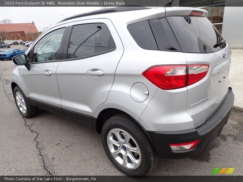 Moondust Silver Metallic / Ebony Black 2020 Ford EcoSport SE 4WD