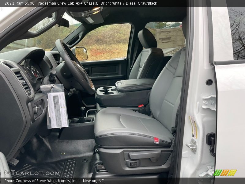 Bright White / Diesel Gray/Black 2021 Ram 5500 Tradesman Crew Cab 4x4 Chassis