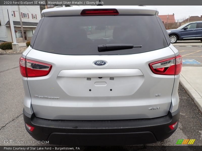 Moondust Silver Metallic / Ebony Black 2020 Ford EcoSport SE 4WD