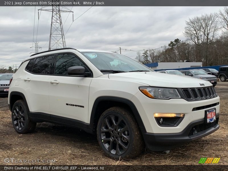 White / Black 2021 Jeep Compass 80th Special Edition 4x4
