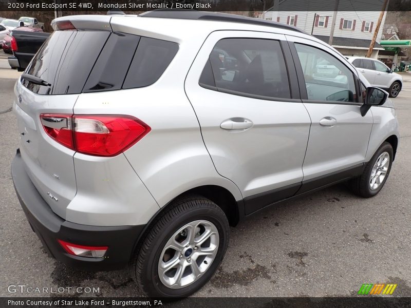 Moondust Silver Metallic / Ebony Black 2020 Ford EcoSport SE 4WD