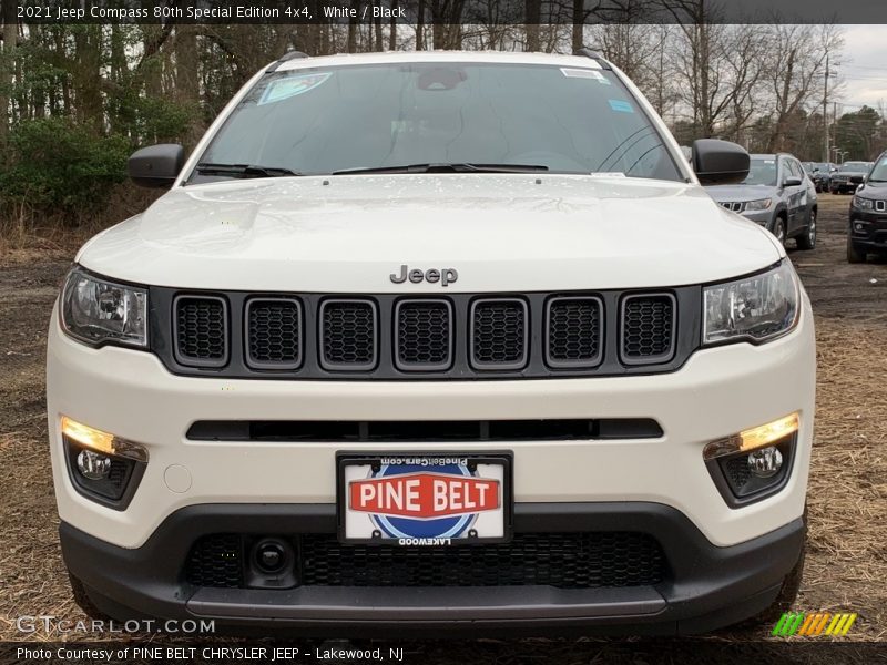 White / Black 2021 Jeep Compass 80th Special Edition 4x4