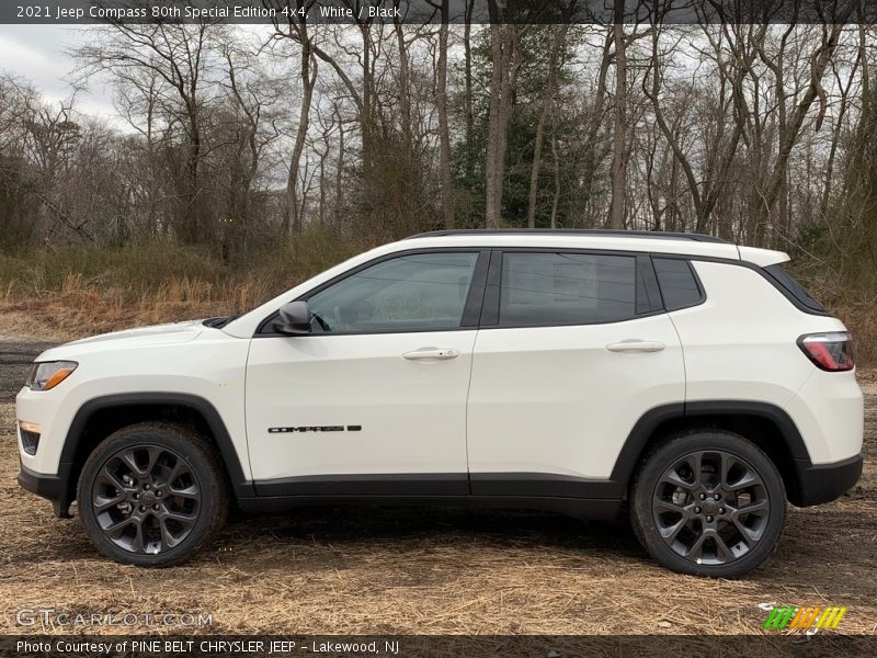 White / Black 2021 Jeep Compass 80th Special Edition 4x4