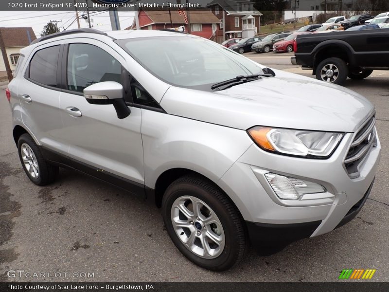 Moondust Silver Metallic / Ebony Black 2020 Ford EcoSport SE 4WD