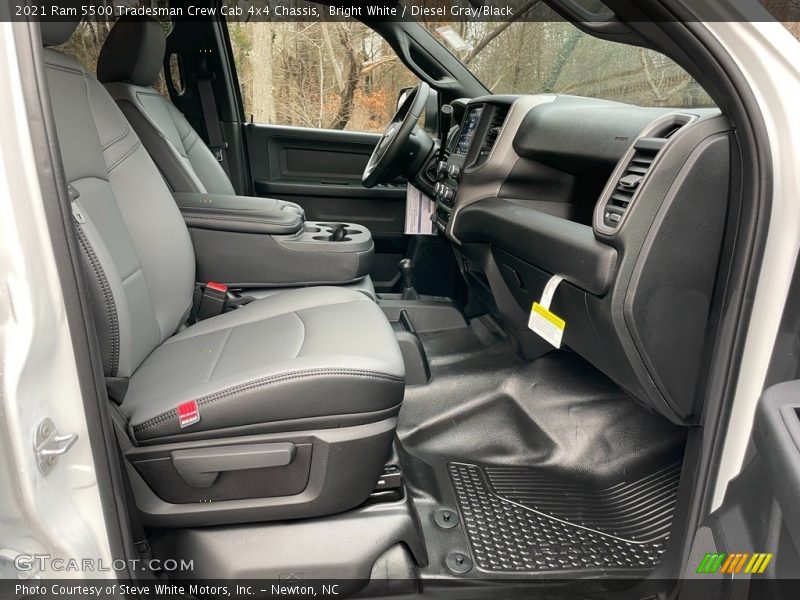 Bright White / Diesel Gray/Black 2021 Ram 5500 Tradesman Crew Cab 4x4 Chassis