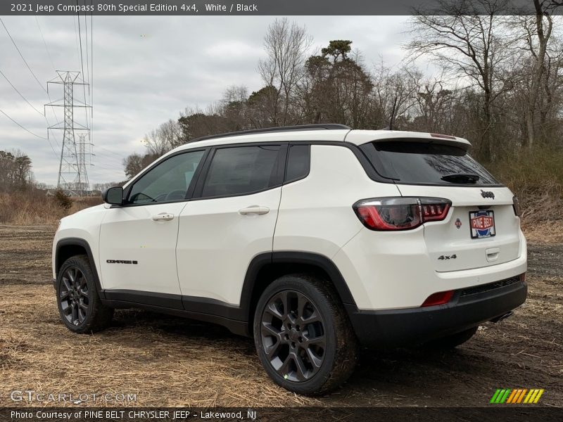 White / Black 2021 Jeep Compass 80th Special Edition 4x4